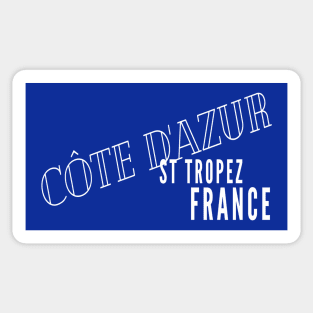 St Tropez France Sticker